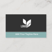 カスタムロゴQRモダン 名刺 (裏面)