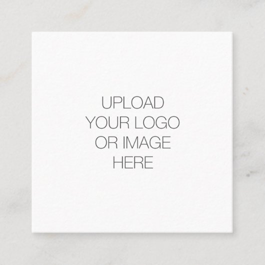 カスタムロゴSage Green スクエア名刺 (正面)