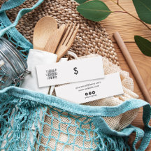 カスタムロゴSNSシンプルホワイトプライスラベル