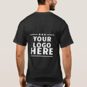 カスタムロゴTシャツ、オリジナルロゴシャツ、 Tシャツ (裏面)