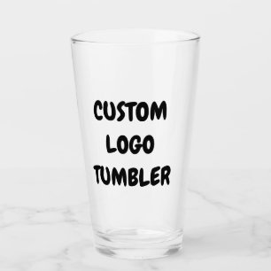 カスタムロゴTUMBLER ガラス製、最低注文数なし タンブラーグラス