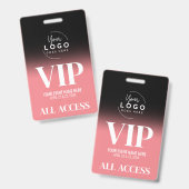 カスタムロゴVIPイベント バッジ (正面＆裏面)