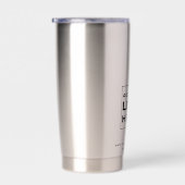 カスタムロゴWebサイトとタグラインモダン 保温保冷タンブラー (右面)