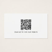 カスタムロゴwebサイトQRモダンコード (裏面)