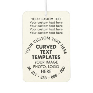 カスタムロゴWHITE CAR空気清浄機 カーエアーフレッシュナー