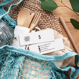 カスタムロシンプルゴ白ソーシャルメディア価格ラベル