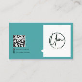 カスタムロシンプルゴQrコード株式会社ターキーズ 名刺 (裏面)