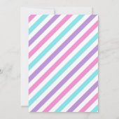 カスタムロックガールクライムバースデーパーティー 招待状 (裏面)