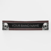 カスタムロックバンドスカルヘビーメタル音楽フェスティバル 横断幕 (横)