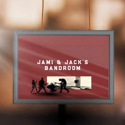 カスタムロックバンドルーム | Music Studioポスター署名 ポスター