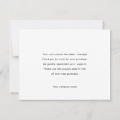 カスタムロパーソナライズされたゴ・ビジネス カード (裏面)