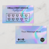 カスタムロフェイクゴハートロイヤリティカード 名刺 (正面/裏面)