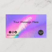 カスタムロフェイクゴハートロイヤリティカード 名刺 (裏面)