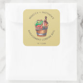 カスタムロブスター沸騰婚約パーティ スクエアシール (バッグ)