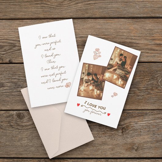 カスタムロマンス2フォトホリデーカード