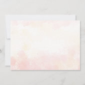 カスタムロマンチックなピンクバレンタインの写真カード シーズンカード (裏面)