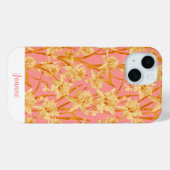 カスタムロマンティック水彩スイセン柄  Case-Mate iPhoneケース (裏面 (横))