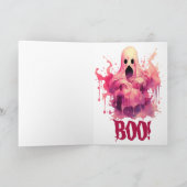 カスタムロマンビクトリアンおもしろいスサプライズハロウィーン カード (内部)