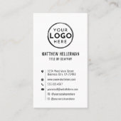 カスタムロミニマルゴモダンの縦 名刺 (正面)