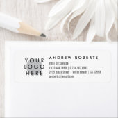 カスタムロミニマルゴ会社情報ラベル ラベル (インサイチュ)