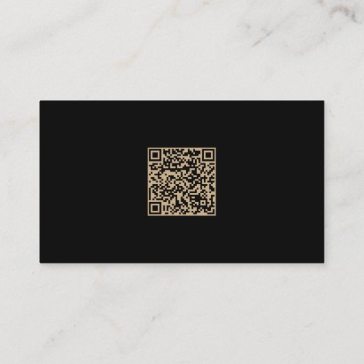 カスタムロモダンゴのミニマルQRコード 名刺 (裏面)