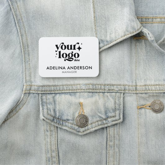 カスタムロモダンゴシンプルの従業員の清掃 名札 (インサイチュ)