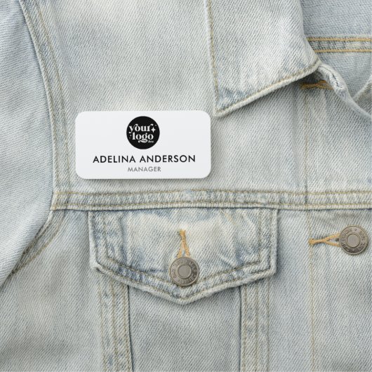 カスタムロモダンゴシンプルの従業員の清掃 名札 (インサイチュ)