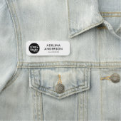 カスタムロモダンゴシンプルの従業員の清掃 名札 (インサイチュ)