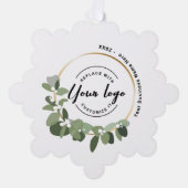 カスタムロモダンゴ付きリースユニーク オーナメントカード (正面)