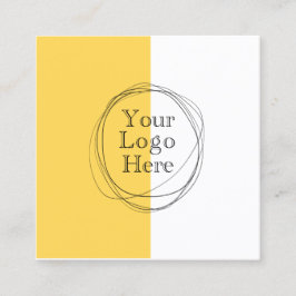 カスタムロモダンゴ |マスタードイエロー スクエア名刺