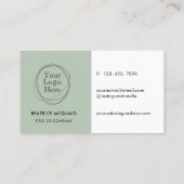 カスタムロモダンゴSage Green 名刺 (裏面)