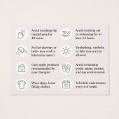 カスタムロモダンゴWxing Aftercare Card (裏面)