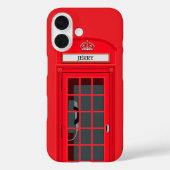カスタムロンドン・レッド・フォン・ブース Case-Mate iPhoneケース (裏面)