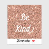 カスタムローズゴールド輝くキラキラ切りビニールシール シール (シート)