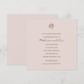 カスタムローズ招待状 招待状 (正面/裏面)