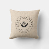 カスタムロ企業のゴのショールーム照合 クッション (裏面)