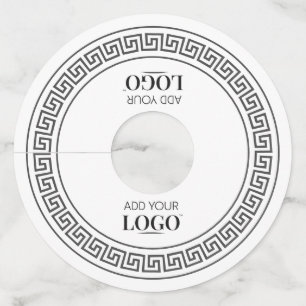 カスタムロ企業のゴイベントブラック&ホワイトクラシック ワイングラスタグ