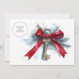 カスタムロ実在ゴエステートのチームフォトクリスマス シーズンカード