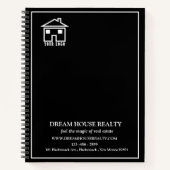 カスタムロ実在ゴエステート不動産仲介業者プロモーション ノートブック (正面)