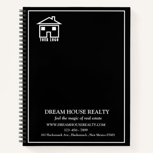 カスタムロ実在ゴエステート不動産仲介業者プロモーション ノートブック (正面)