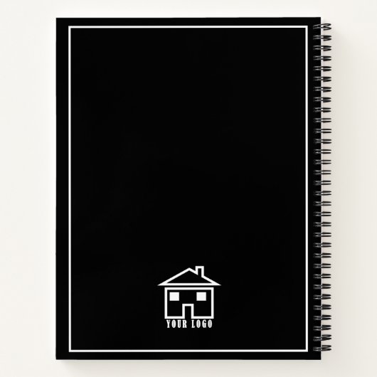 カスタムロ実在ゴエステート不動産仲介業者プロモーション ノートブック (裏面)