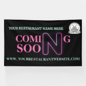カスタムロ来ゴSoon Restaurant Business 横断幕 (横)