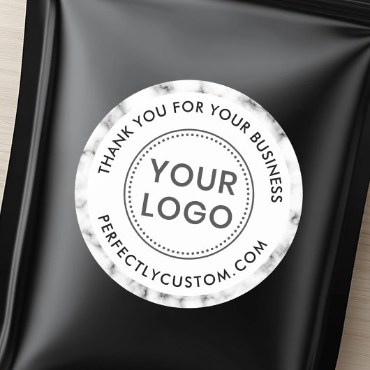 カスタムロ縁どゴ大理石製の感謝していビジネスユー ラウンドシール