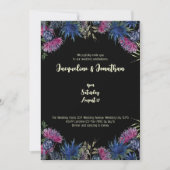 カスタムワイルドフラスコットティスルズブ結婚ラック 招待状 (正面)