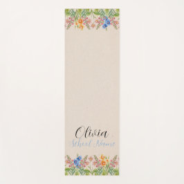 カスタムワイルドフラワーフローラスクリプト名 ヨガマット