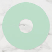 カスタムワイングラスラベルエレガント- & パーソナライズされた ワイングラスタグ (正面)