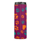 カスタムワインパープルポープリントタンブラー タンブラー (裏面)