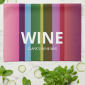 カスタムワインボトルモダンスタイル キッチンタオル (折り畳み)