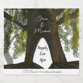 カスタムワインボトルラベル(8.9 cm x 10.2 cm) スパークリングワインラベル (シングルラベル)