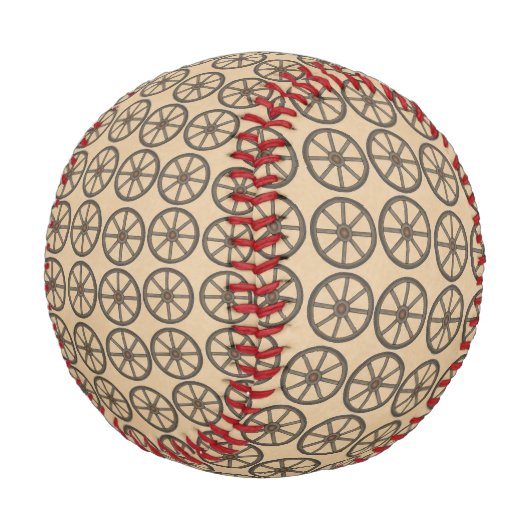カスタムワゴンホイール野球 野球ボール (アングル)